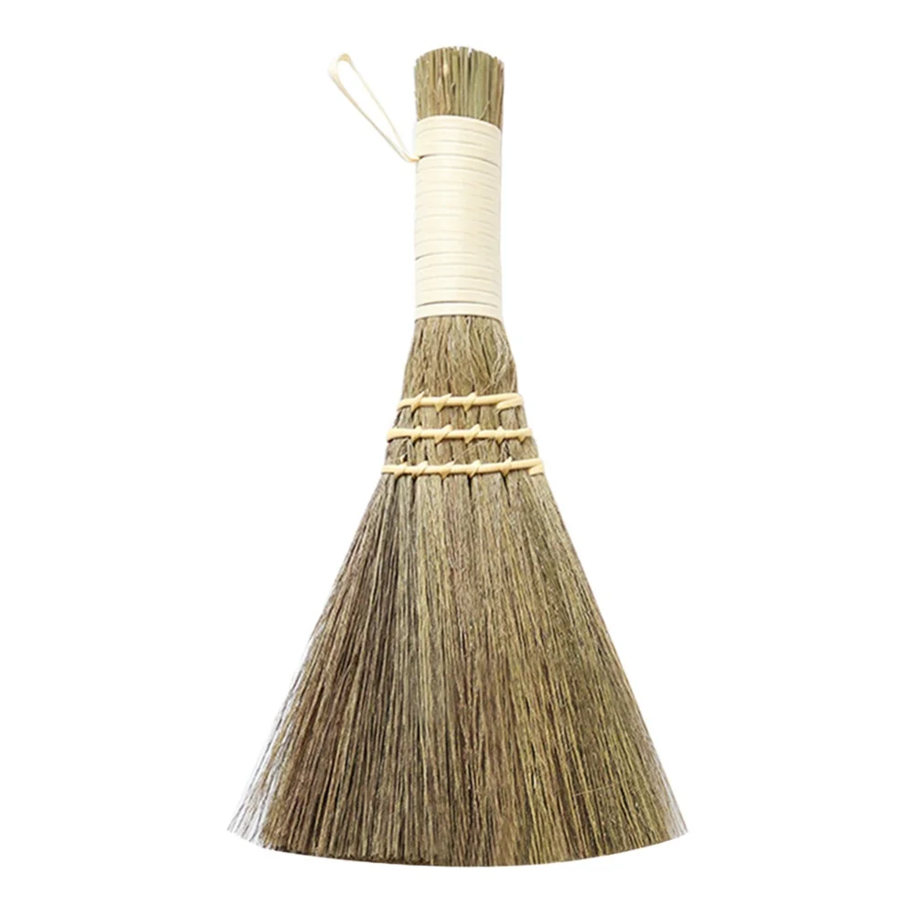Household Manual Straw Braided Broom Small Handmade Dust Floor Cleaning