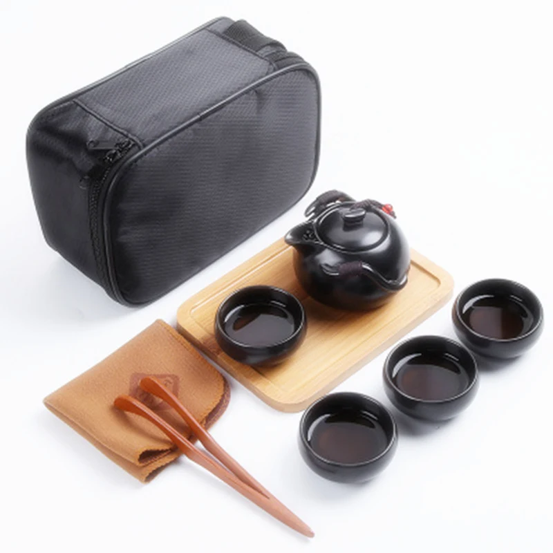 

ceramic teapot kettle gaiwan tea cup for puer chinese tea pot portable tea set drinkware