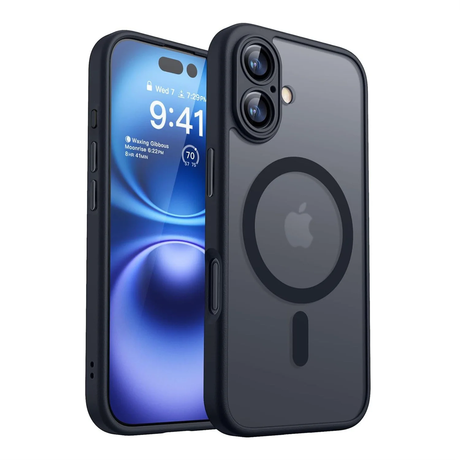 Magnetic Luxury Matte Translucent Armor Shockproof Case with Magsafe Compatibility
