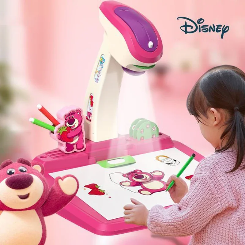Anime Disney Lots-o'-Huggin' Bear Children's Smart Drawing Board for Graffiti Doodle Drawing Tablet for Girls Boys Toy Xmas Gift