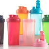 New 600ml Protein Powder Shaker Bottle Leak Proof Water Bottle for Gym Fitness Training Sport Shaker Mixing Cup with Scale