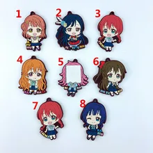 

LoveLive! Anime Rubber Keychain Key Ring Race Straps Cosplay