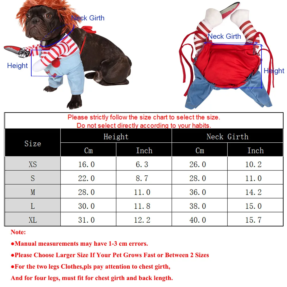 Halloween Dog Costume – Funny Cosplay Outfit for Pets 6