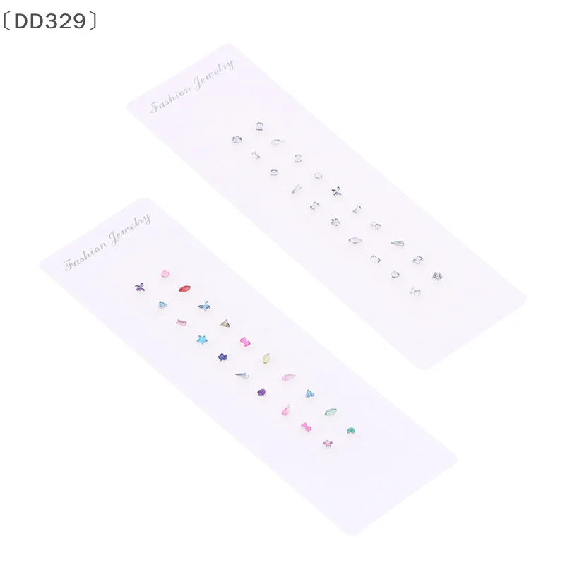 〔DD329〕20 Pcs/Sheets Ear Seed Acupuncture Auricular Alien Colored Diamonds Disposable Ear Stickers Massage Therapy Needle Patch