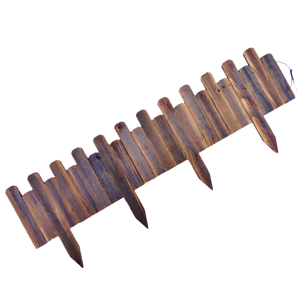 Vegetable Field Fence Edging for Garden Gardening Decorative Wood Landscape Courtyard Border Picket