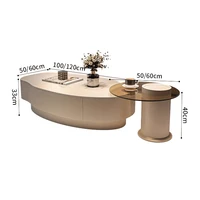 Table basse italienne élégante, tendance, classique, Premium, belle Table basse, moderne et minimaliste, meubles de maison 2