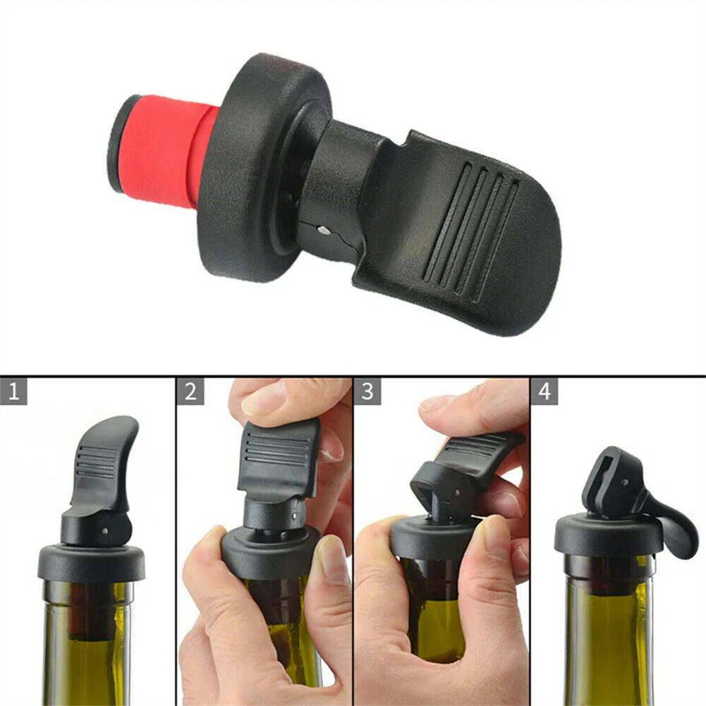 

Wine Bottle Stopper Bar Hand Press Sealing Stop Cap Beers Cork Plug Seal Lids Kitchen Supplies Bar Tools Replacement