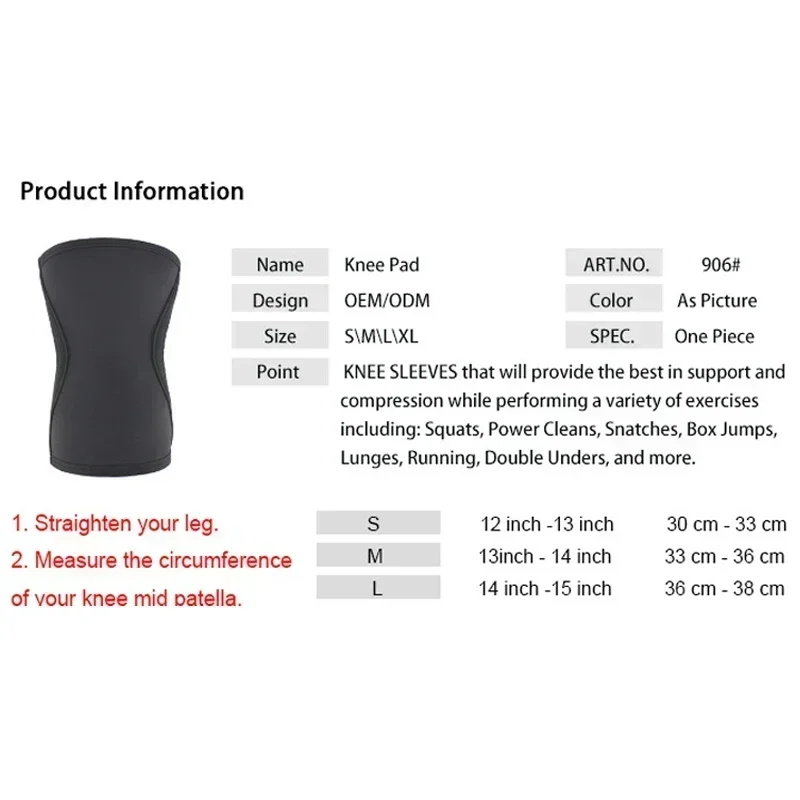 7mm Squat Knee Sleeves 2