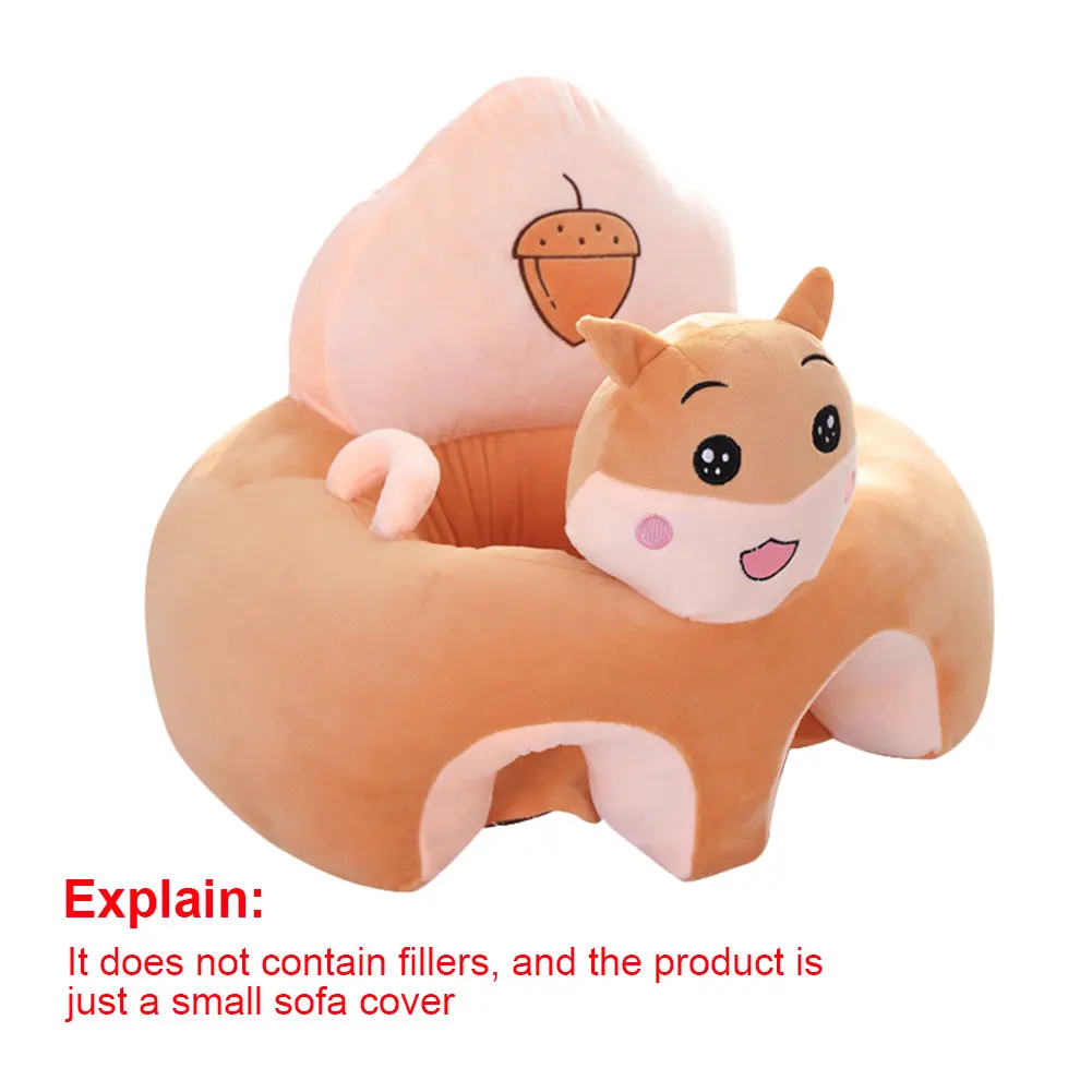 Cartoon Baby Support Seat Washable No Filler Learning To Sit Seat Breathable Antiskid for Toddlers Supplies