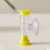 Small Sand Clock Hourglass Timer 3 Minute Hourglass Sand Timer with Suction Cup Durable Sandglass for Kids Games Classroom 2