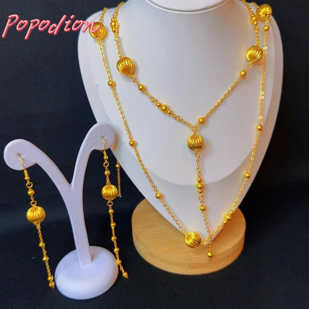 ensemble-collier-et-boucles-d'oreilles-plaque-or-24-carats-pour-femme-bijoux-de-dubai-dd10313-nouveau