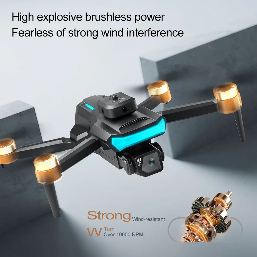Nuovo Drone Pieghevole Kmax con Schermo da 4,5 Pollici, Videocamera 8K, Posizionamento Ottico, Evitamento Ostacoli, Motore Brushless - immagine 5