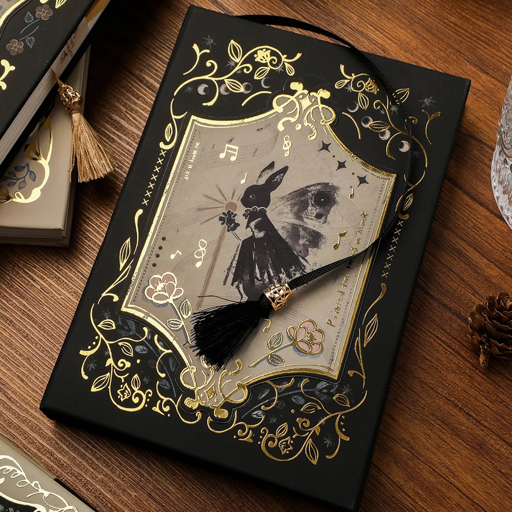 Gothic Series Hardcover Diary - Retro Design with Color Illustrations