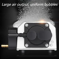 ปั๊มลมตู้ปลา ปั๊มออกซิเจนแม่เหล็กไฟฟ้า ปั๊มออกซิเจนสำหรับบ่อปลา ปั๊มออกซิเจนเงียบสำหรับตู้ปลา ปั๊มเติมอากาศสำหรับบ่อปลา ตัวกระจายอากาศ 2