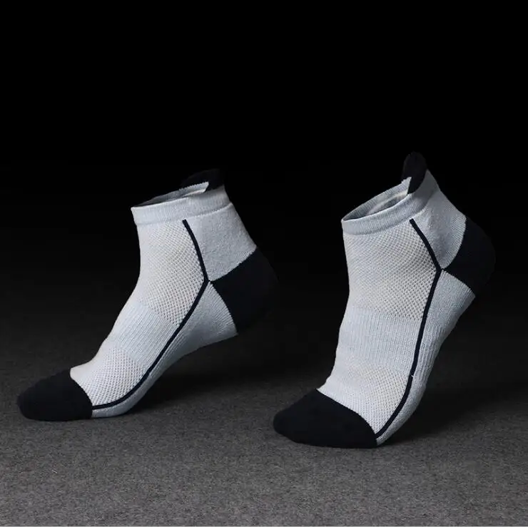 5 Paar/Set Herrensocken aus Baumwolle für Sport, Basketball, Laufen, Hochwertige Komfortable Atmungsaktive Neue Männer-Socken – Detail 15