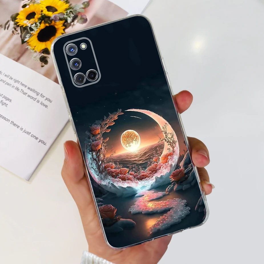 Cute Fashion Painted Clear Silicone Phone Case - Soft Protective Cover