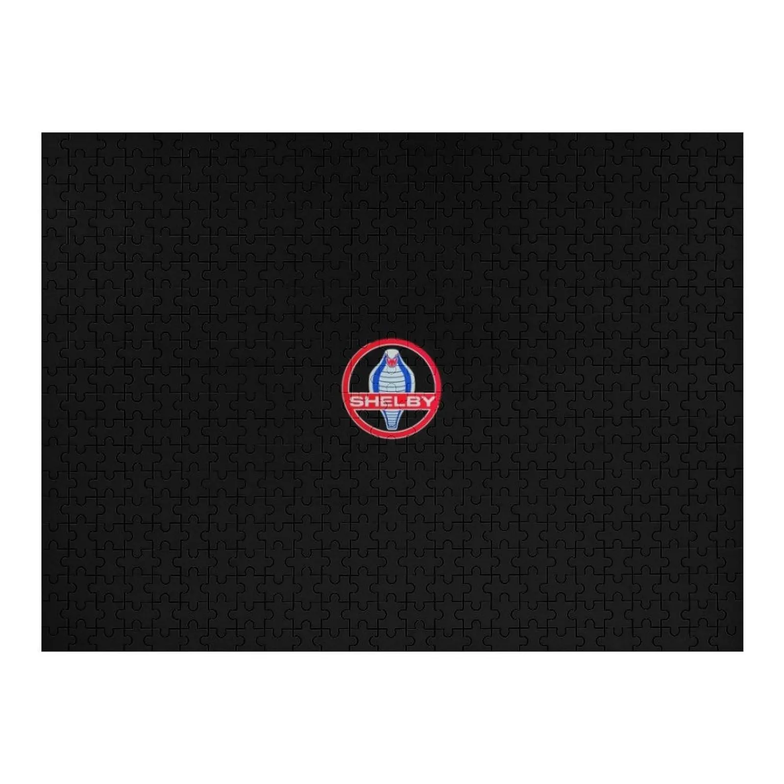 

Shelby Logo Black Background Jigsaw Puzzle Toddler Toys Novel Toys For Children 2022 Personalized Baby Toy Puzzle