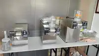 Machine à crème glacée à neige haute efficacité, machine commerciale de flocon de neige 529LBS/24H avec Texture réglable, acier inoxydable SUS304 5