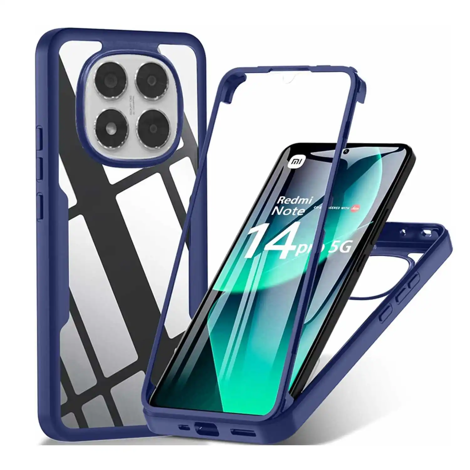 Durable 360° Full Body Case with Built-in Screen Protector Cover