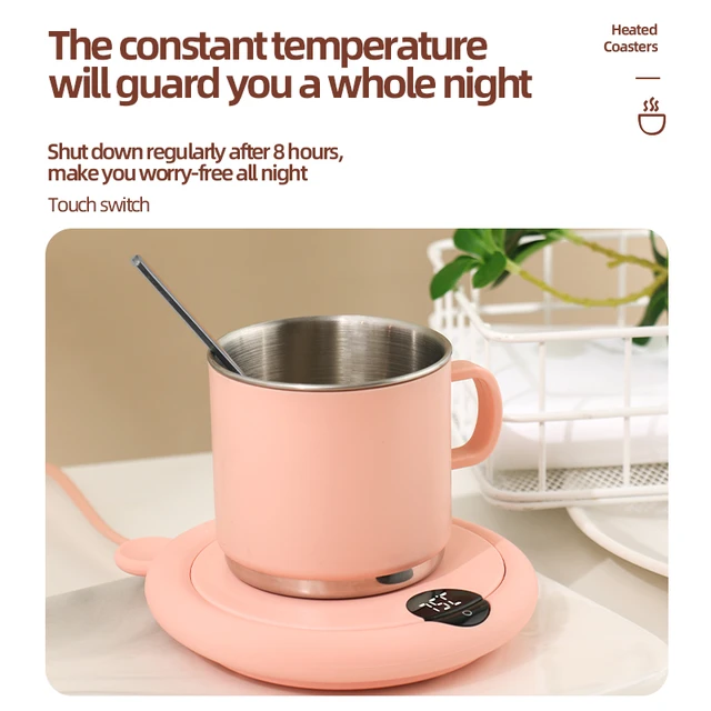 Cup Heater Coffee Mug Warmer Heating Pad Electic Milk Tea Water  Thermostatic Coasters Cup Warmer For Home Desk Sending cups - AliExpress