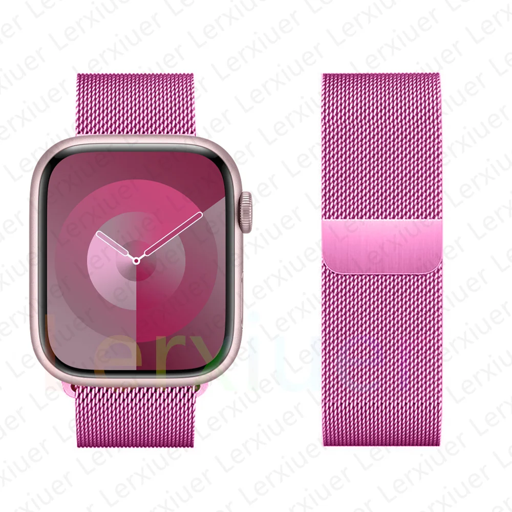Elegant Milanese Loop Mesh Bracelet for Smartwatch Series - Premium Watch Strap Replacement