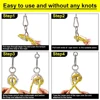 Horse Tie Ring Stainless Steel Horse Accessories Horse Training Equipment Prevent Horses From Pulling Back 5