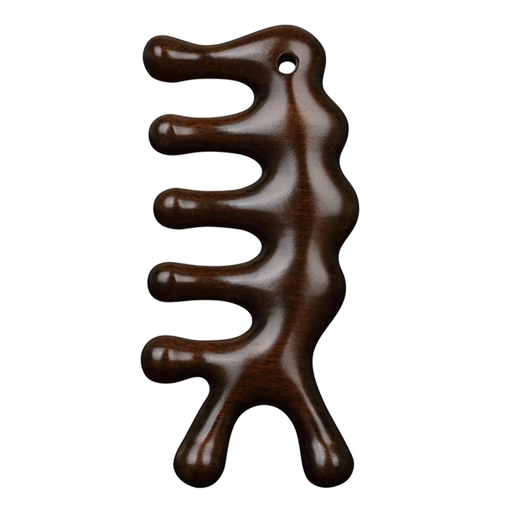 Wide Toothed Sandalwoods Comb Multi-Functional Meridians Massage Comb Hair Washing Comb Shower Brush Hair Styling Accessories