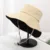 Solid Color Women Bucket Hat Summer Foldable Sunscreen Panama Fisherman Hat Female Outdoor Sun Prevent Hat 7