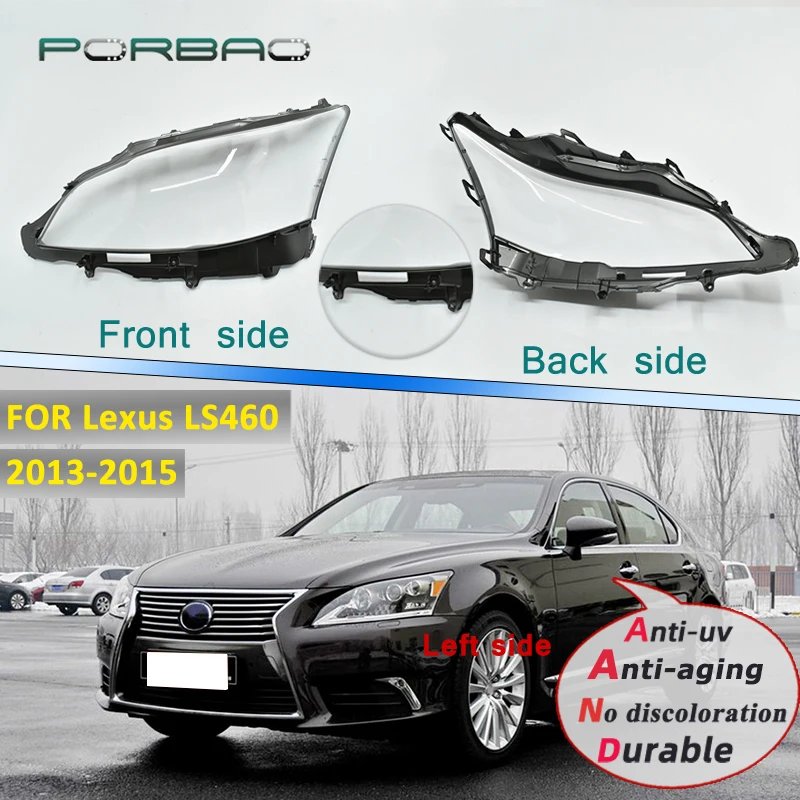

Headlight Lens Cover For LS460 2013 2014 2015 Headlamp Clear Auto Shell Cover Replacement DIY