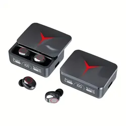 TWS Wireless Bluetooth 5.1 Gaming Earbuds with 3D Surround Sound (Black)