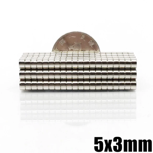 10~5000pcs 5x3 mm N35 Small Round Powerful Magnet 5mm x 3mm Sheet Neodymium  Magnet 5x3mm Permanent NdFeB Magnets Strong 5*3 mm