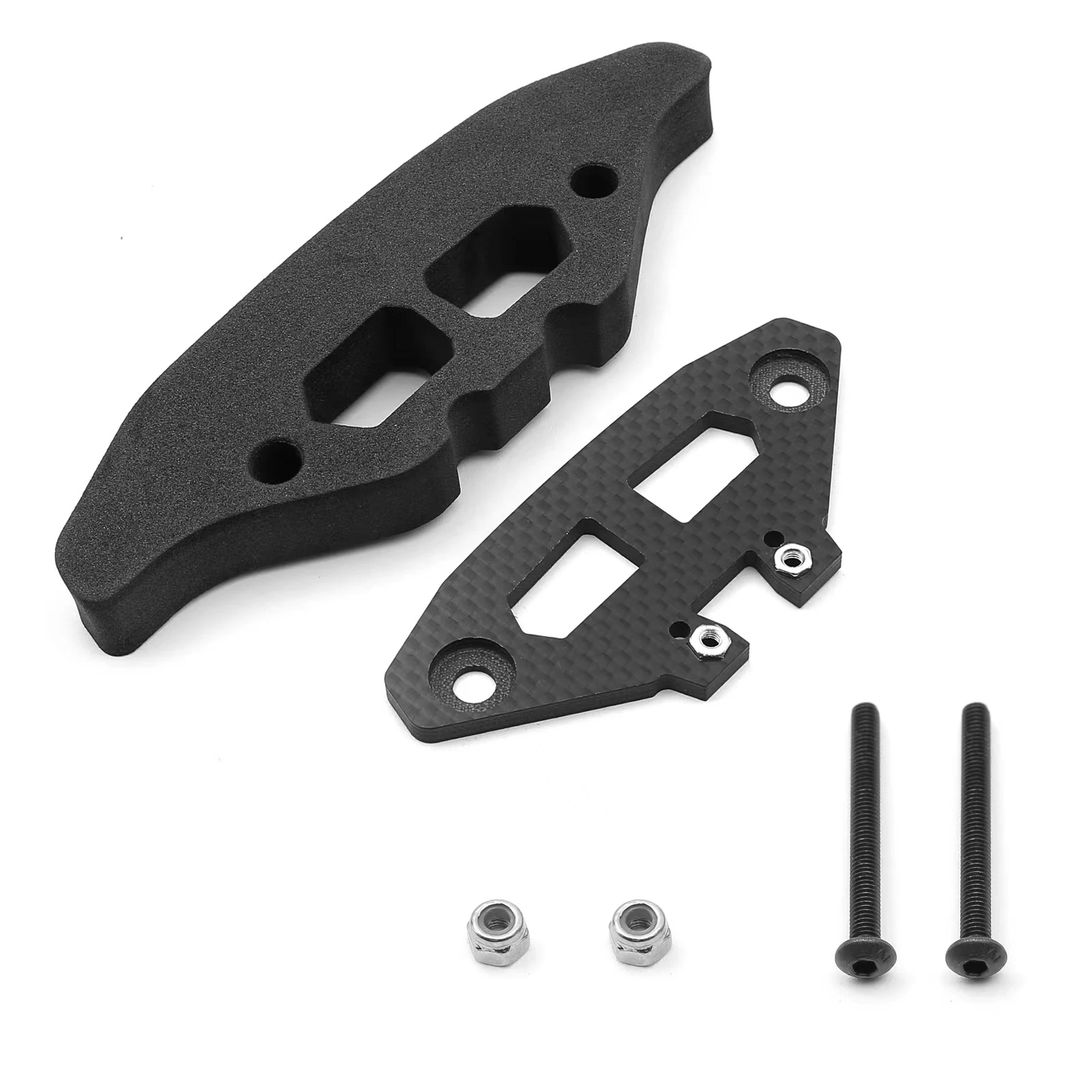 

4mm Anti-Collision Carbon Fiber Sponge Plate Press Kit Replacement For Tamiya XV02 58707 1/10 RC Car Accessories Repair Parts