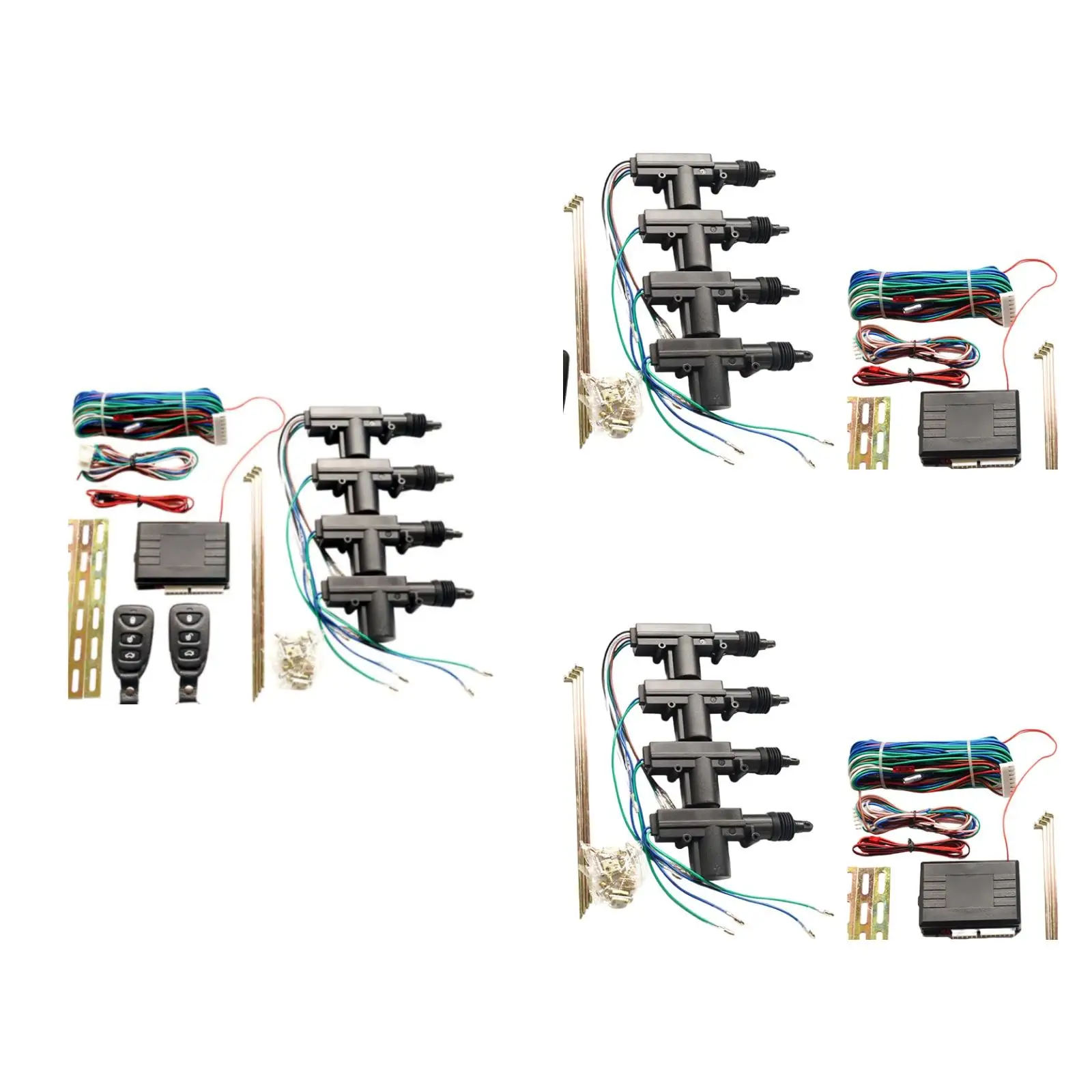 Car Door Lock 433MHz 2 Remote Car Accessories Easily Install Door Lock Actuator Universal Premium Keyless Entry System 12V