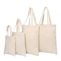 Sac en coton réutilisable, 100 pièces/lot, fourre-tout de Shopping en toile personnalisé avec Logo, vente en gros en vrac 2
