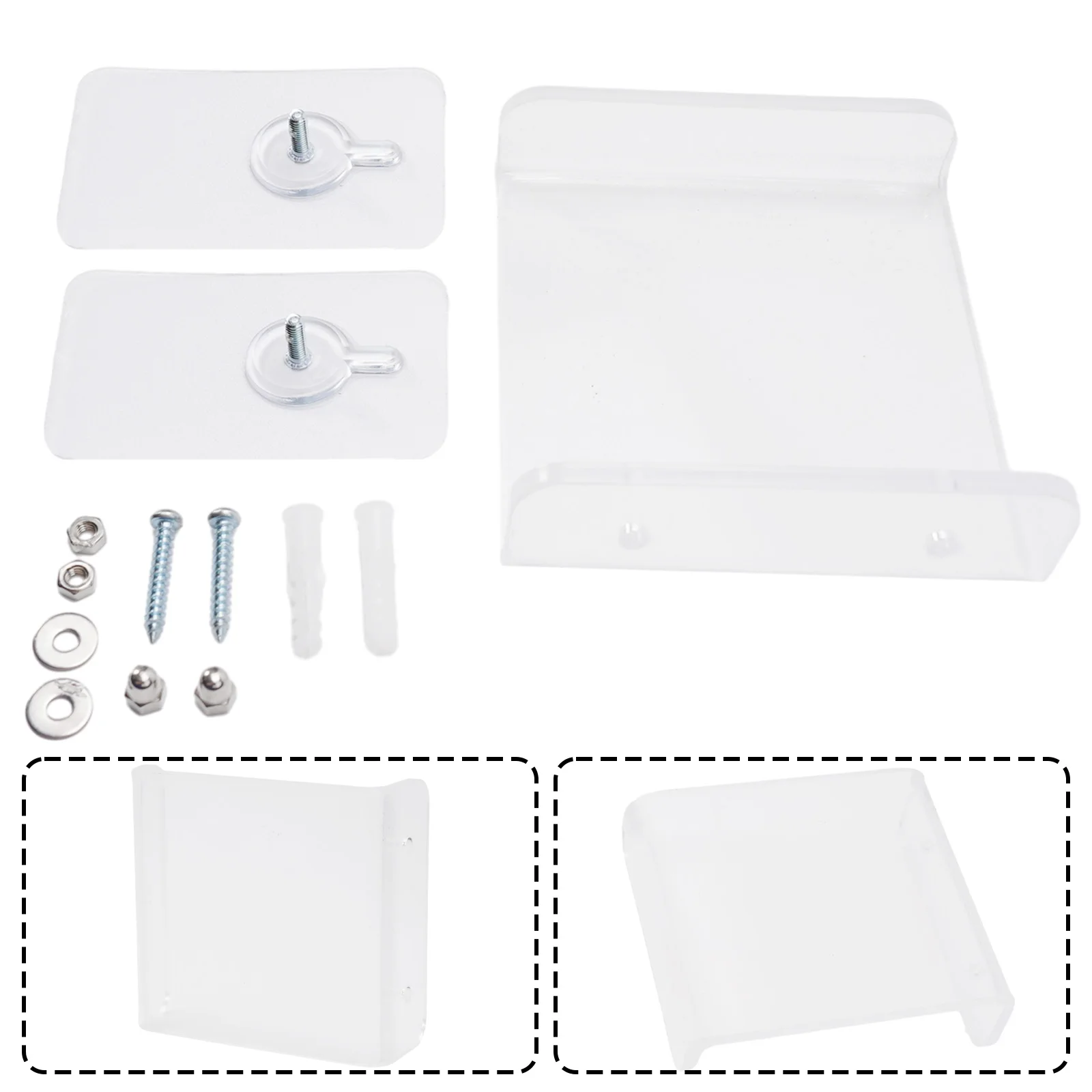 

Acrylic Display Stand Show Storage Rack Acrylic Bracket Rack No Trace Home Office Accessories Decorations 10x10cm