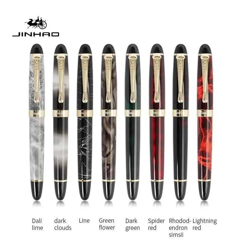 

JINHAO X450 Роскошная шариковая ручка, высококачественные металлические мигающие ручки для офиса, школьные принадлежности, канцелярские ручки для письма