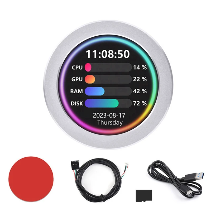USB CPU ǻ  ͸ RGB  Ʈ м ̹ , 2.8 ġ ý  ȭ