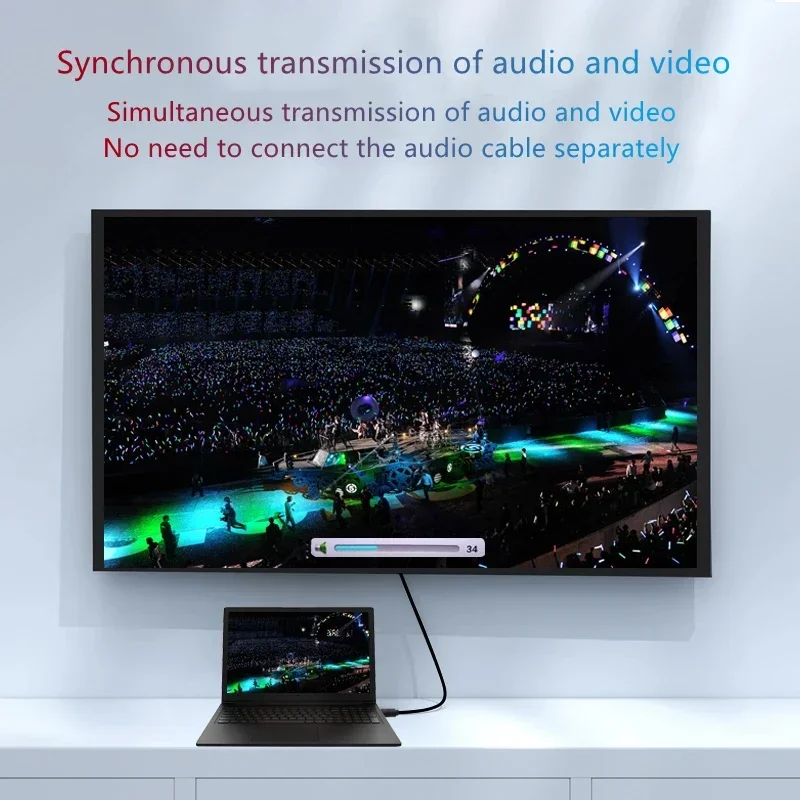 Premium Quality USB 3.0 to HDMI Converter Cable - 1080P Video Projection