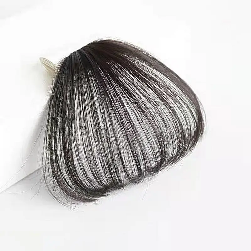 Bangs Clip In Hair Extensions Fake Air Hairpieces Easy Clip Natural Soft In Bangs Fake Air Hairpieces for Women Daily Party synthetic bangs