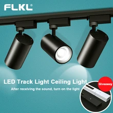 

Track Light Spot Light COB Ceiling LED Track Lighting Wall Track Spot Light System 20/30/40W Commercial/Home Light 220V