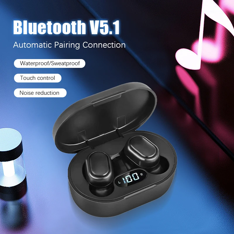 Новинка 2022 беспроводные Bluetooth-наушники Tws стереогарнитура басовые музыкальные