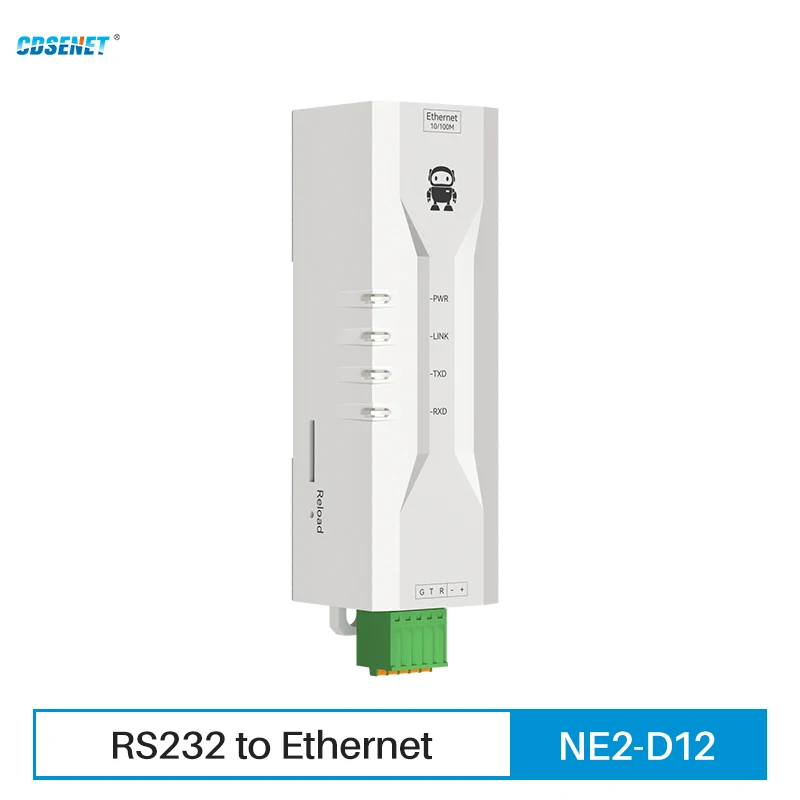 

Серверный CDSENET с последовательным портом RS232 на Ethernet, интерфейсы постоянного тока 8-28 в, TCP/UDP Modbus MQTT HTTP DNS, установка на DIN-рейку, TCP/IP в RTU