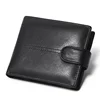 Rfid Blocking Genuine Leather Wallet Men with Coin Pocket Dollar Wallet Real Leather Purse for Men 1