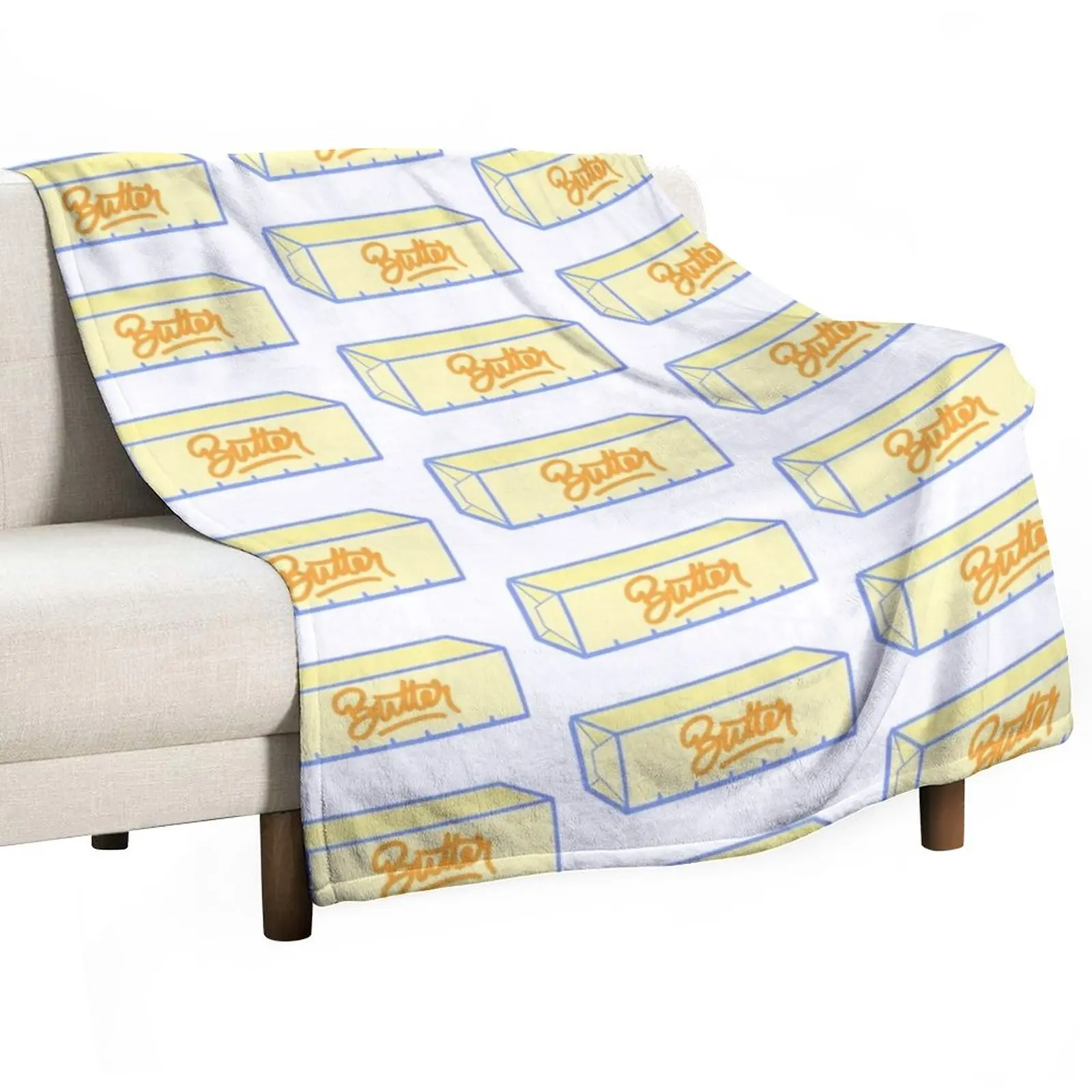 

Stick of butter Throw Blanket Loose Blanket Hair Blanket Flannel Blanket