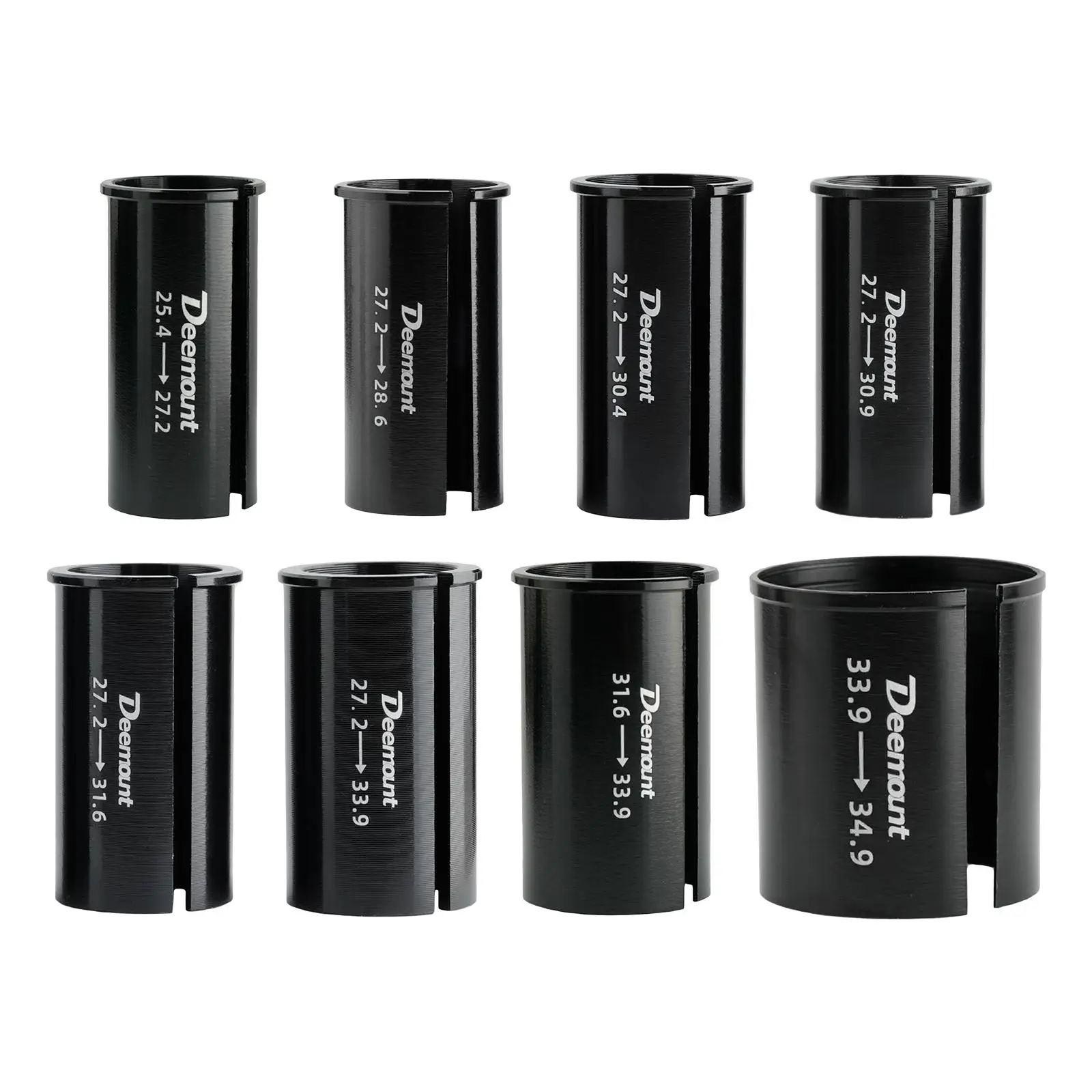 Bike Seat Post Shim 60mm Long Aluminum Alloy Sleeve For Mountain Bike