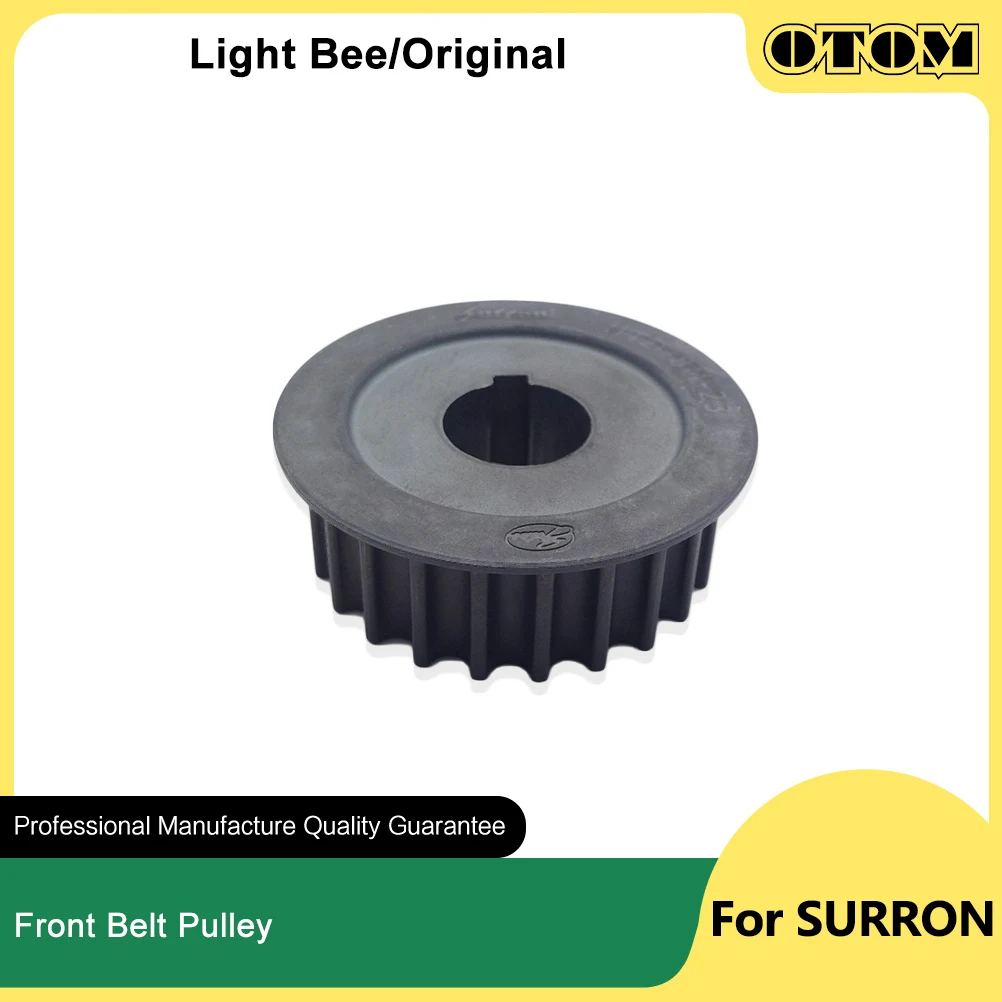 OTOM Orijinal Motosiklet Ön kayışlı kasnak aktarım dişlisi Tekerlek Surron Işık Arı X Elektrikli Off-Road Pit Kir Bisiklet Parçaları