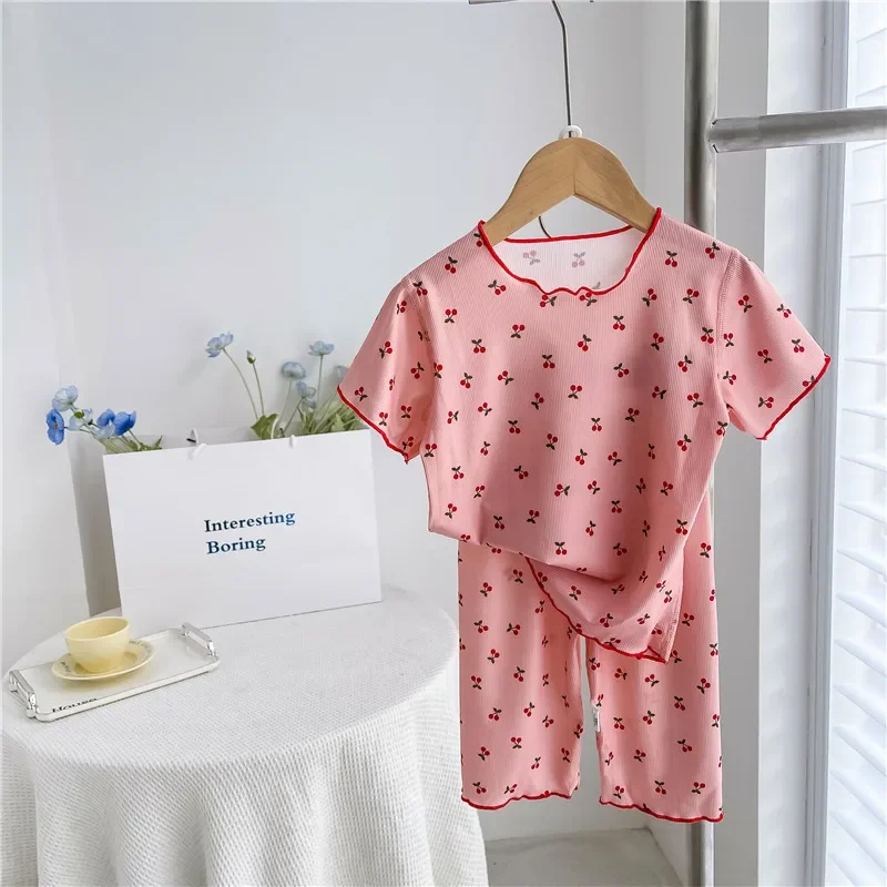 Girls Floral Loungewear Two-Piece Set 5