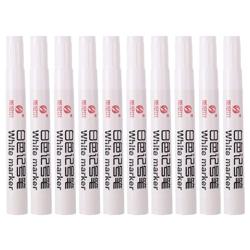 

Permanent Paint Pen White Marker,Oil Based Paint Marker Quick Drying Marker Pen