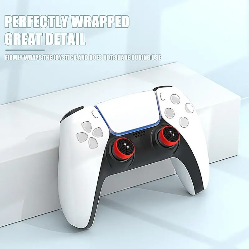 4 PCS Silicone Thumb Grip Cover For PS5 PS4 Switch Pro Thumbstick Grip S Game Controller Protector Accessories