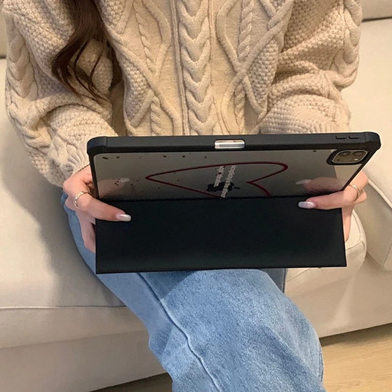 Korean Red Checks Protective Case